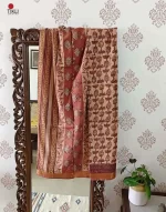 Multi Flower Assam Silk saree with Maheshweri  border - Image 5